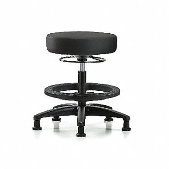 BLUE RIDGE ERGONOMICS Backless Pneumatic Stool 17 W, 356H66