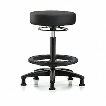 BLUE RIDGE ERGONOMICS Backless Pneumatic Stool 17 W, 356K52