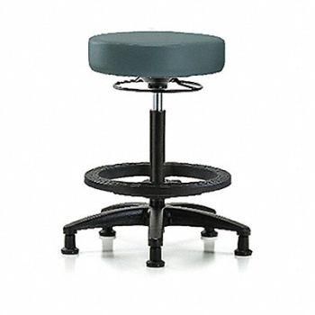 BLUE RIDGE ERGONOMICS Backless Pneumatic Stool 17 W, 356K54