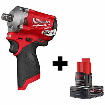 MILWAUKEE Impact Wrench Cordless 12V DC 2700 RPM, 356XK8