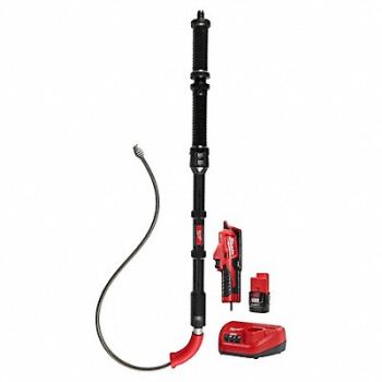 MILWAUKEE Drain Gun Toilet Auger M12 Batt 1.5 Ah, 801NJ6