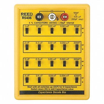 REED INSTRUMENTS Capacitance Decade Box, 357R15