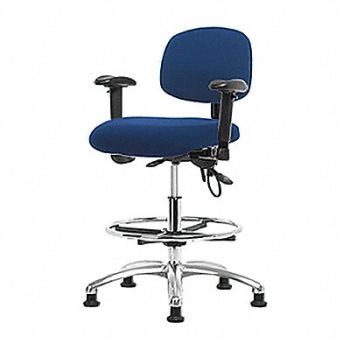 BLUE RIDGE ERGONOMICS Fab ESD Med Tilt AA FR Stat Blue, 358F27