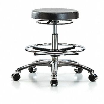 BLUE RIDGE ERGONOMICS Backless Pneumatic Stool 17 W, 358G37