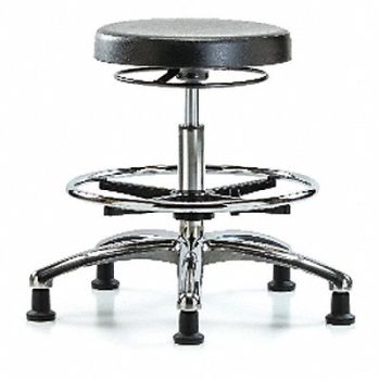 BLUE RIDGE ERGONOMICS Backless Pneumatic Stool 17 W, 358G38