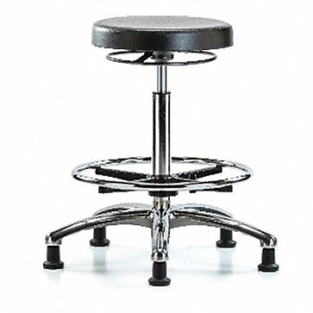BLUE RIDGE ERGONOMICS Backless Pneumatic Stool 17 W, 358G40