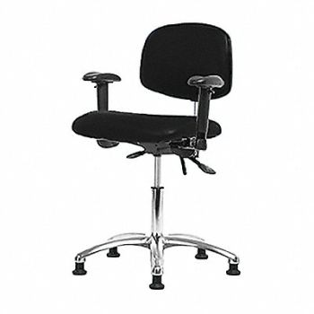 BLUE RIDGE ERGONOMICS Vin CR/ESD Dsk T AA Stat Blk, 359G15