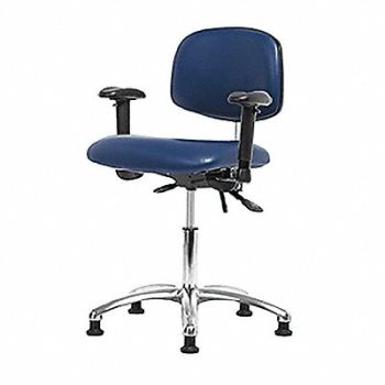BLUE RIDGE ERGONOMICS Vin Clean Room/ESD Dsk AA Stat Blu, 359G24