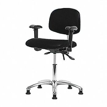 BLUE RIDGE ERGONOMICS Vin CR/ESD Md T AA Stat Blk, 359G31