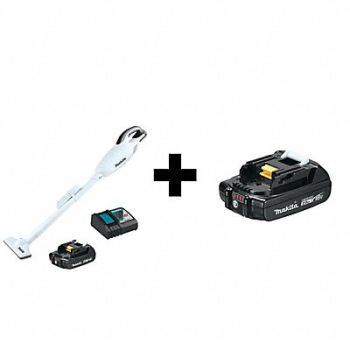 MAKITA Cordless Upright Vacuum Cordless Bagless, 359WA8