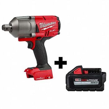 MILWAUKEE Impact Wrench Compact Cordless 18VDC, 359WH1