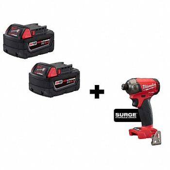 MILWAUKEE Battery 6.0 Ah Li-Ion, 359WH4