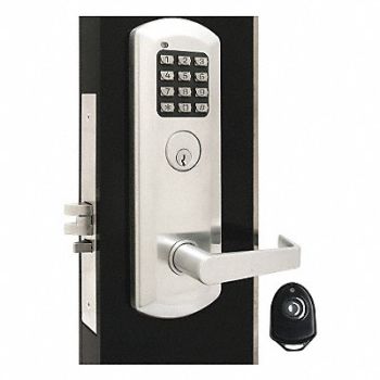 TOWNSTEEL Classroom Lock Satin Chrome Quest, 35DX98