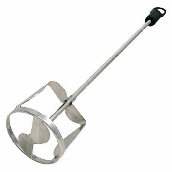 KRAFT TOOL Mixing Paddle Jiffy 10-1/2in StnlssSteel, 35EM37