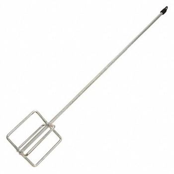 KRAFT TOOL Mixing Paddle EggBeater 30in PlatedSteel, 35EM40