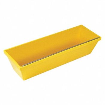 KRAFT TOOL Mud Pan Plastic 14in. Molded Plastic, 35EM49