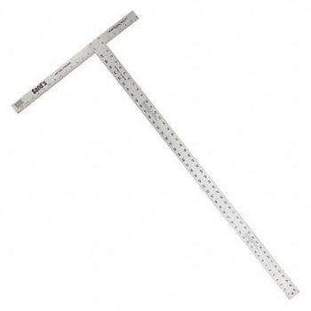 SANDS LEVEL TOOL CO. T-Square Aluminum 48in. L x 2in. W, 35EM80