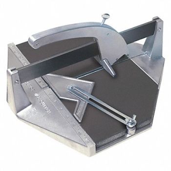 SUPERIOR TILE CUTTER INC. AND TOOLS Tile Cutter Cast Aluminum 15in. x 15in., 35EM82