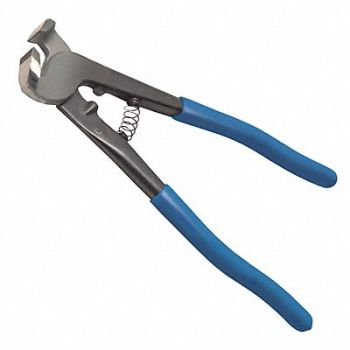 SUPERIOR TILE CUTTER INC. AND TOOLS Tile Nipper Offset Jaws Blue, 35EM85