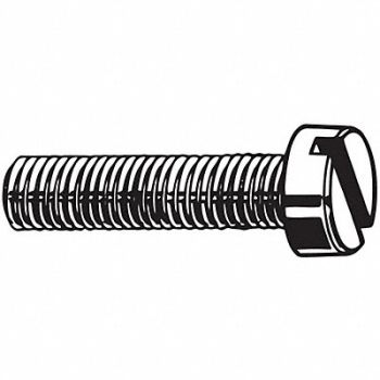 GRAINGER APPROVED MS M5-0.80 Zinc Plated 40mm 100PK, 6JB32