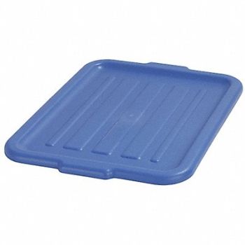 CARLISLE J4646 Tote Lids 20in L x 15 in W x 1 in H Blue, 35FT19