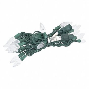 AMERICAN LIGHTING StringLights 12.5ft Stwby 25LEDs WrmWht, 35FV59