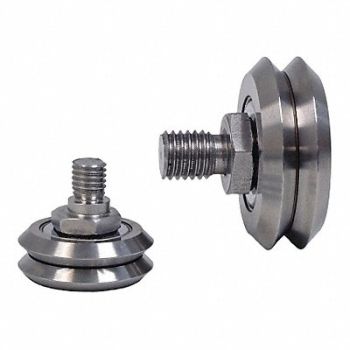 BISHOP-WISECARVER Guide Wheel 1 51/64in Dia Std Dbl Sealed, 35FV74