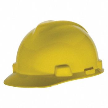 MSA Hard Hat Type 1 Class E 1-Touch Yellow, 35GJ65