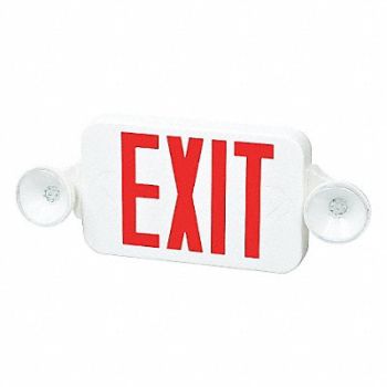FULHAM FIREHORSE Exit Sign Combo 8-3/16 in.Hx18 in.W NiCd, 35GK18