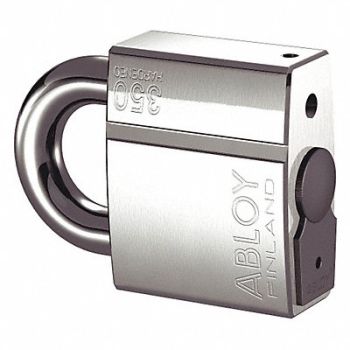 ABLOY Padlock Guard 1 1/2 in Plastic Gray, 35GP40