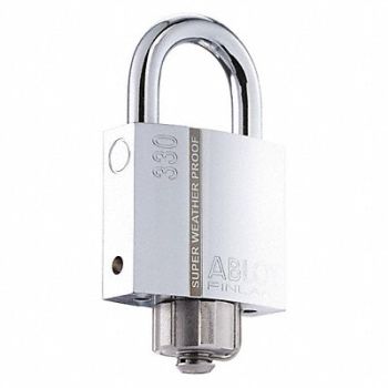 ABLOY Keyed Padlock 1 in Rectangle Silver, 35GP44