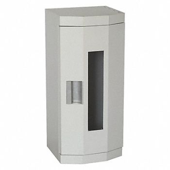 GRAINGER APPROVED Fire Extinguisher Cabinet Cream Steel, 35GX45