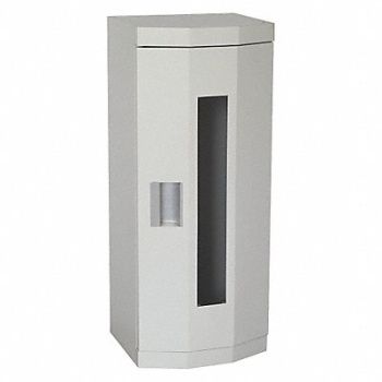 GRAINGER APPROVED Fire Extinguisher Cabinet Cream Steel, 35GX46