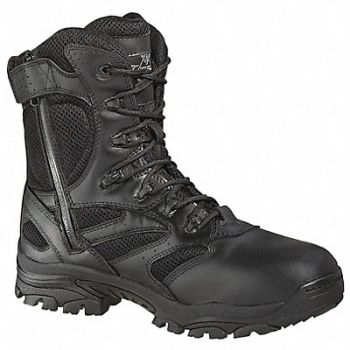 THOROGOOD SHOES Boots 9XW Black Side Zipper PR, 35HT15