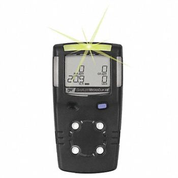 BW TECHNOLOGIES Single Gas Detector Oxygen Black, 35HY01