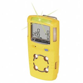 BW TECHNOLOGIES Multi-Gas Detector O2/LEL Yellow, 35HY18