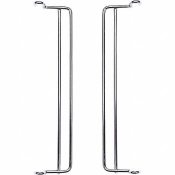 QUANTUM STORAGE SYSTEMS Stacking Bracket Silver 7 1/16 in Steel, 35JG32