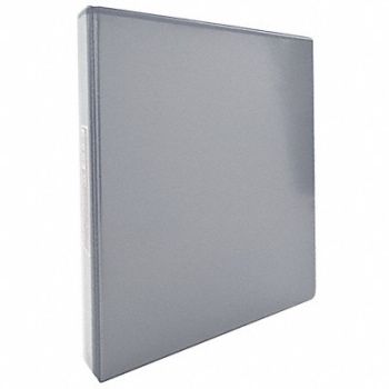 ABILITY ONE 3-Ring Binder 1-1/2 Gray, 35KG93