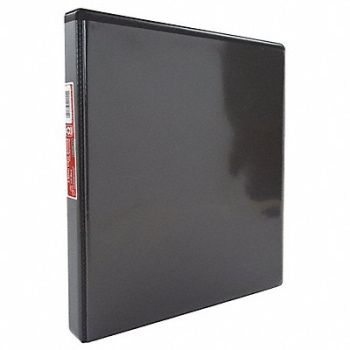 ABILITY ONE 3-Ring Binder 1/2 Black, 35KG94