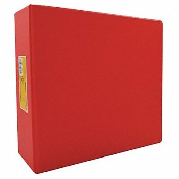 ABILITY ONE 3-Ring Binder 3 Red, 35KG96