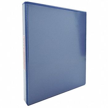 ABILITY ONE 3-Ring Binder 1 Blue, 35KH02