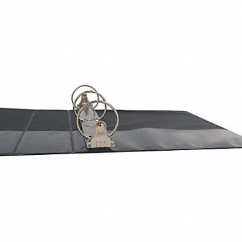 ABILITY ONE 3-Ring Binder 1/2 Black, 35KH03