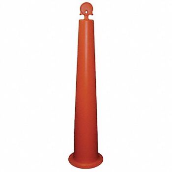 GRAINGER APPROVED K6952 Channelizer Cone 42 in H Orange HDPE, 35KJ31