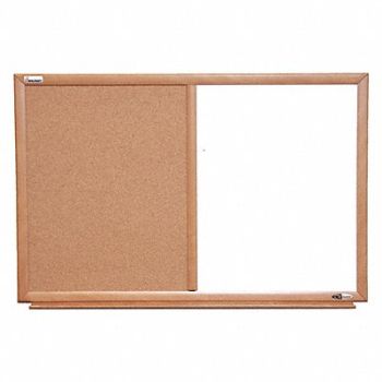 ABILITY ONE Combination Bulletin Board 36inWx24inH, 35KR16