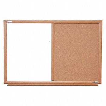 ABILITY ONE Combination Bulletin Board 48 W x 36 H, 35KR18