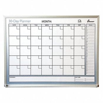 ABILITY ONE Planning Board Dry-Erase 24inWx18inH, 35KR21