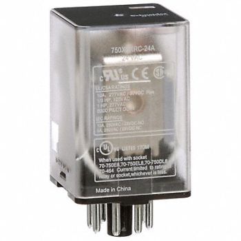 SCHNEIDER J2410 Gen Purpose Relay 8 Pin Octal 24VAC, 35KR29