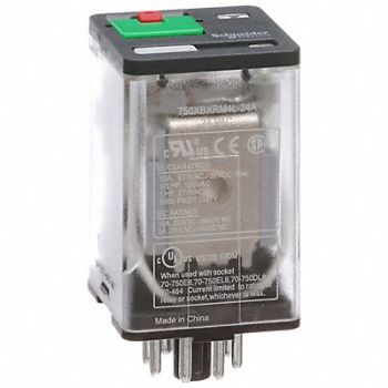 SCHNEIDER J2409 Gen Purpose Relay 8 Pin Octal 24VAC, 35KR34
