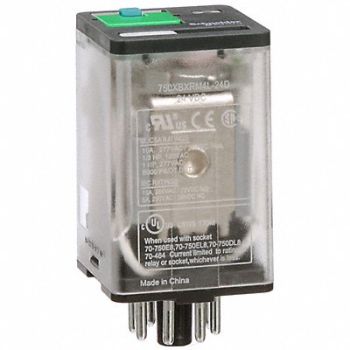SCHNEIDER J2409 Gen Purpose Relay 8 Pin Octal 24VDC, 35KR35
