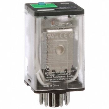 SCHNEIDER J2412 Gen Purpose Relay 11 Pin Octal 12VDC, 35KR42